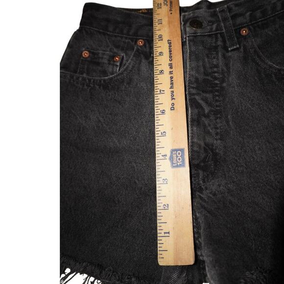 Vintage Levi’s 851 Black Cutoff Shorts — Made in USA (W28 L30) - Picture 12 of 13